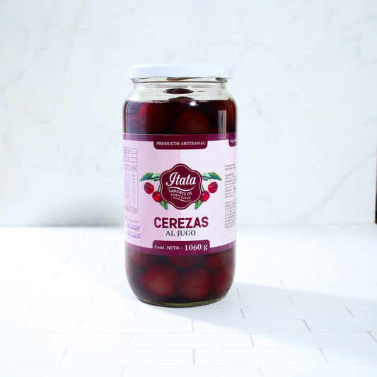 Cerezas al jugo